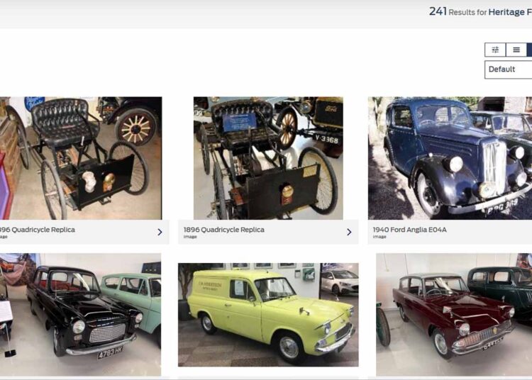 Ford åbner gigantisk bilarkiv med 100 års historie